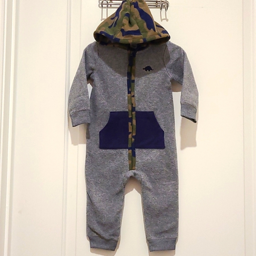 2 For $15! Fleece Camo Jumpsuit